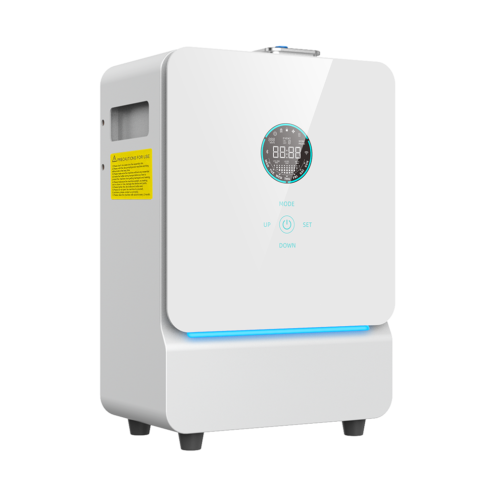 Commercial Grade WiFi Controlled Large-Area Intelligent  HVAC Smart Aroma Diffuser for Hotel Lobbies, Offices, Shopping Malls, and Public Spaces